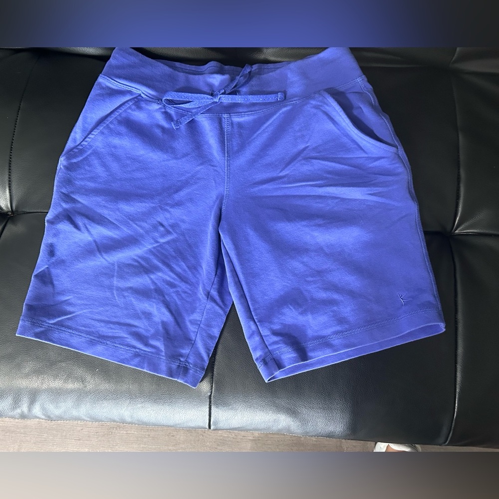 Danskin Womens  Soft Active Short Blue Color Sz Small - Picture 3 of 6